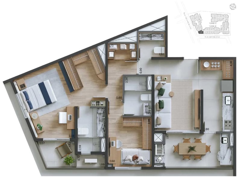 88m²