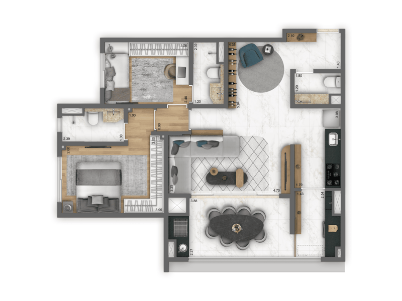 82m²