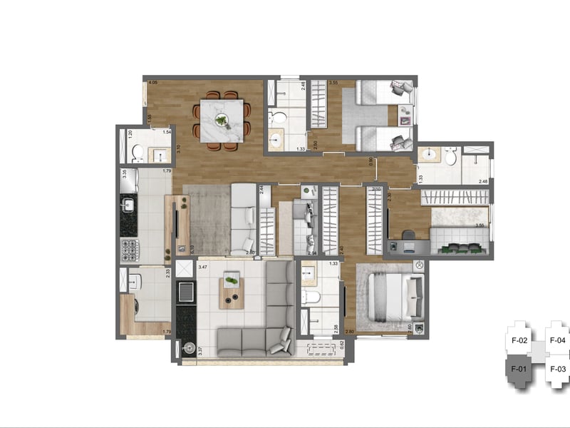 109m²
