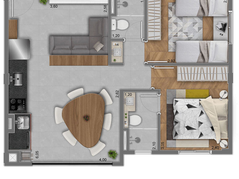 49m²