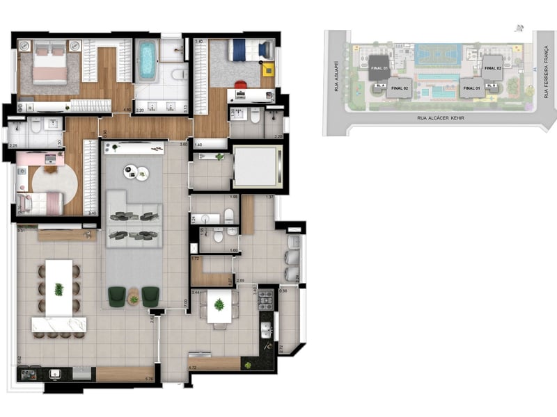 160m²