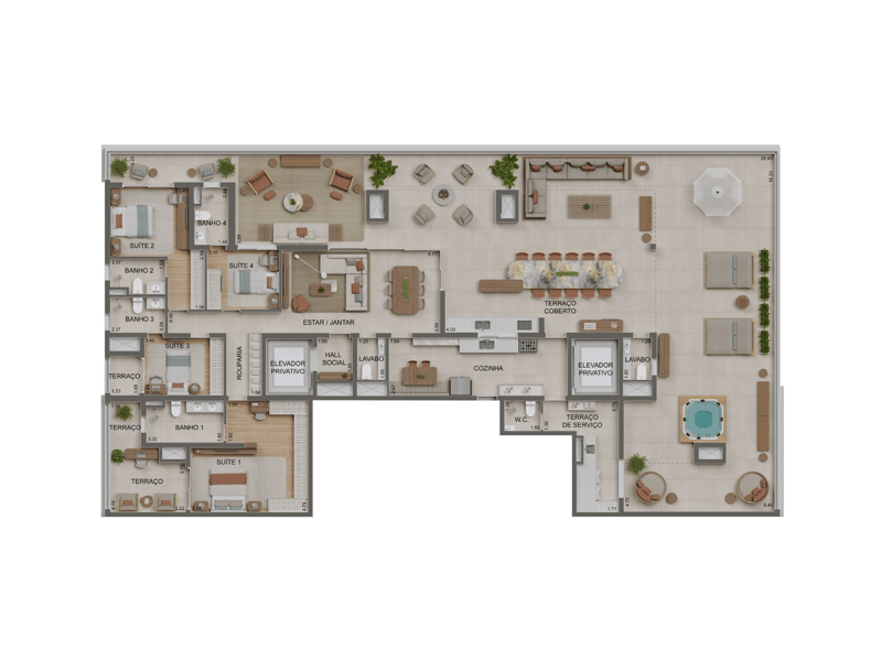 389m²
