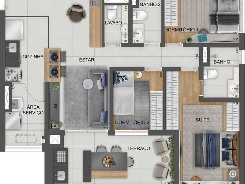 94m²