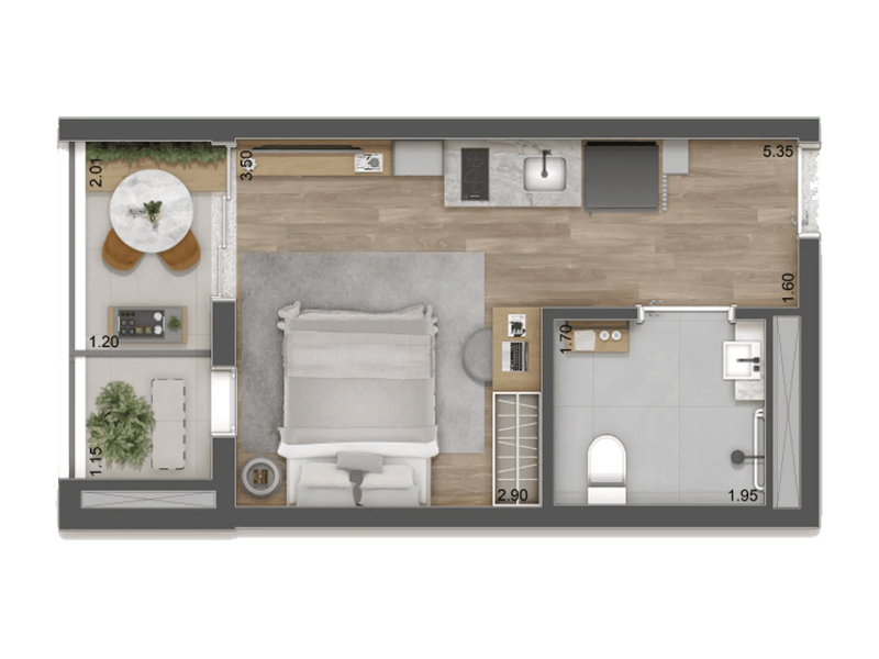 26m²
