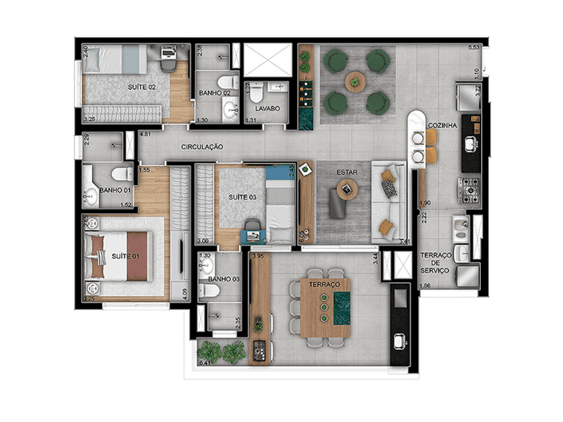 110m²