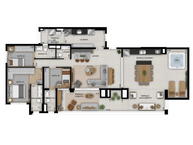 181m²