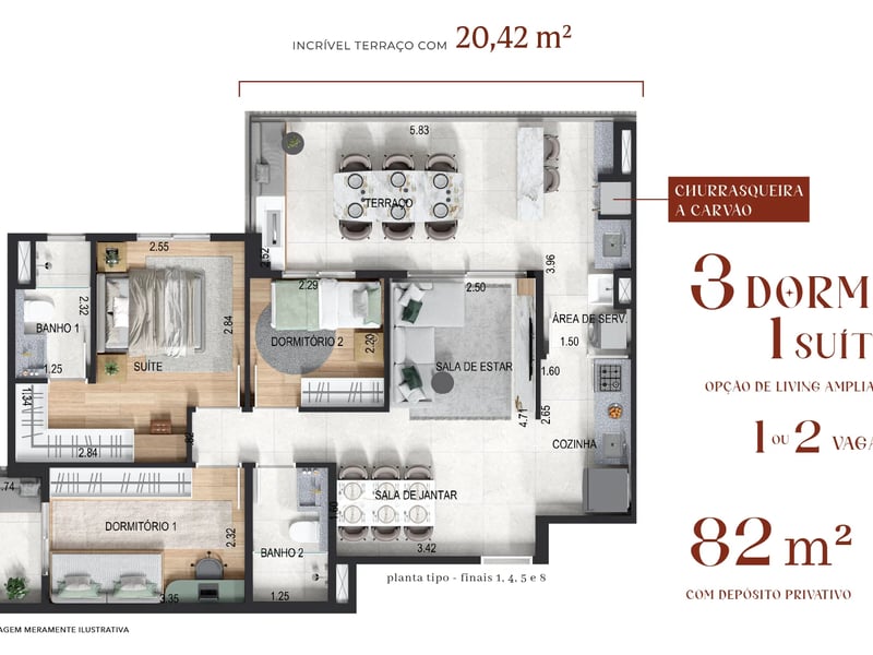 82m²