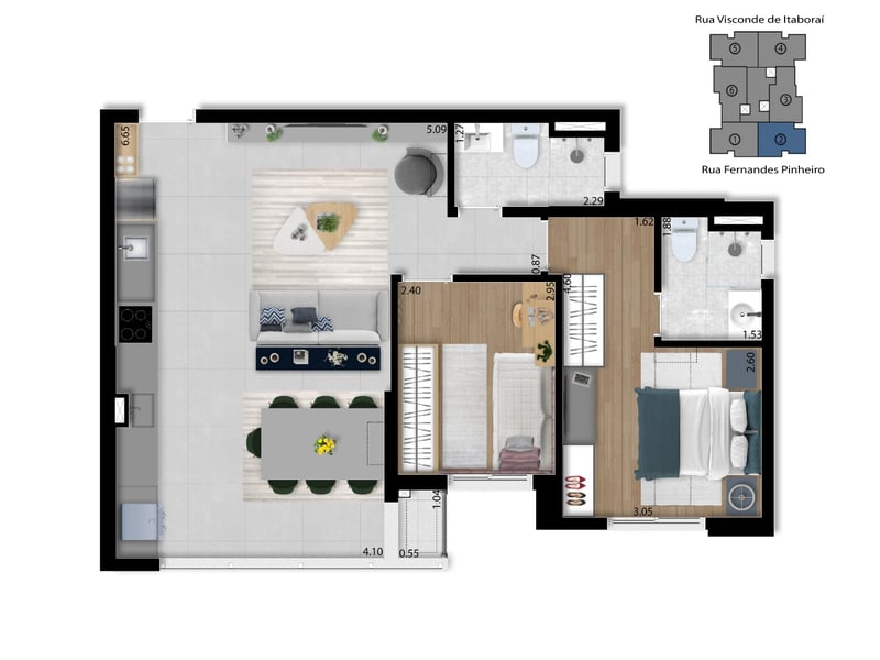 63m²