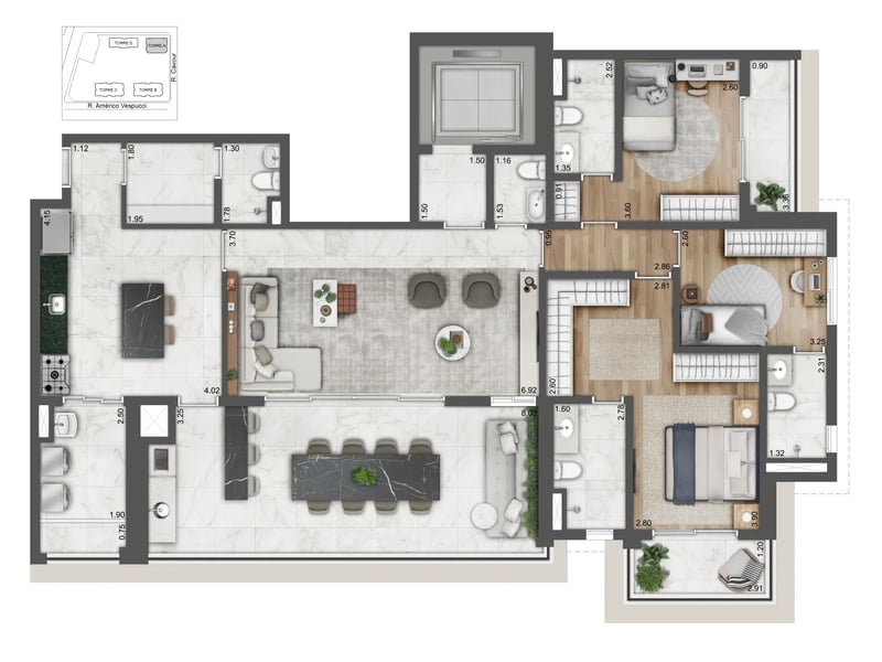170m²