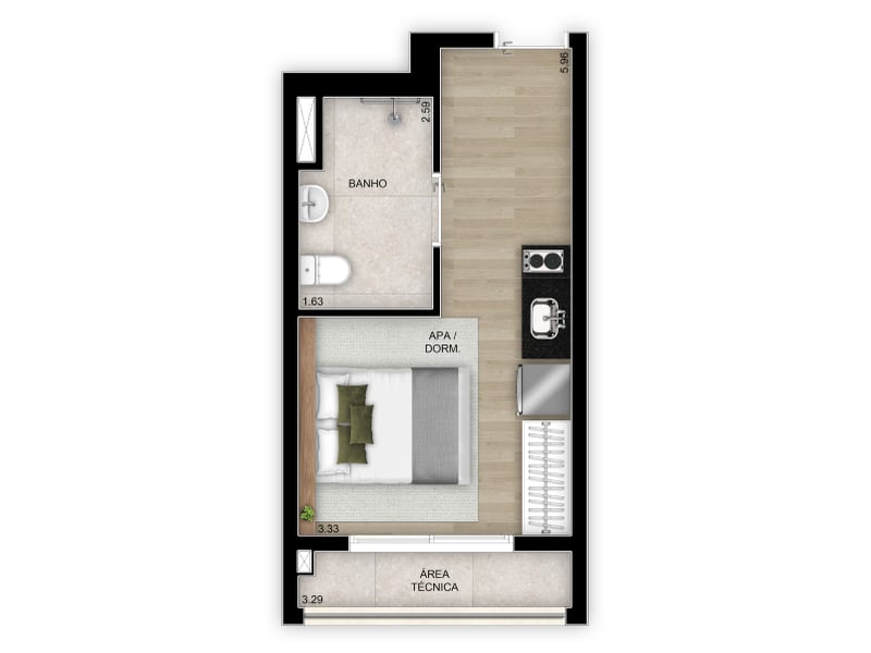 25m²