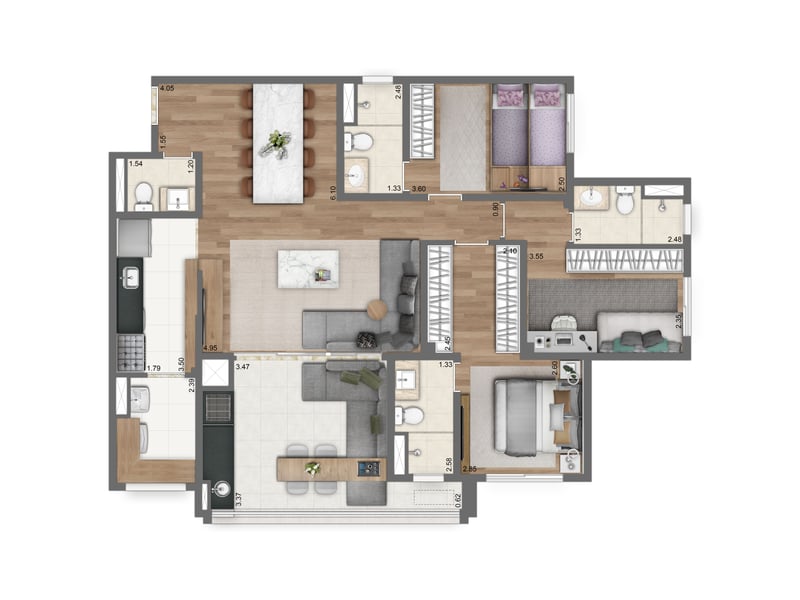 110m²
