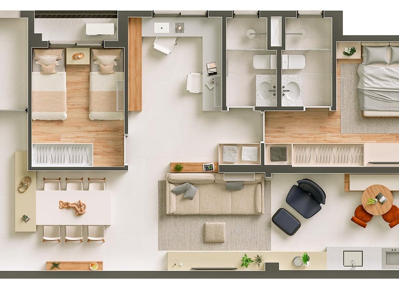 85m²