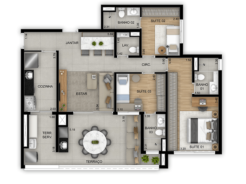 112m²