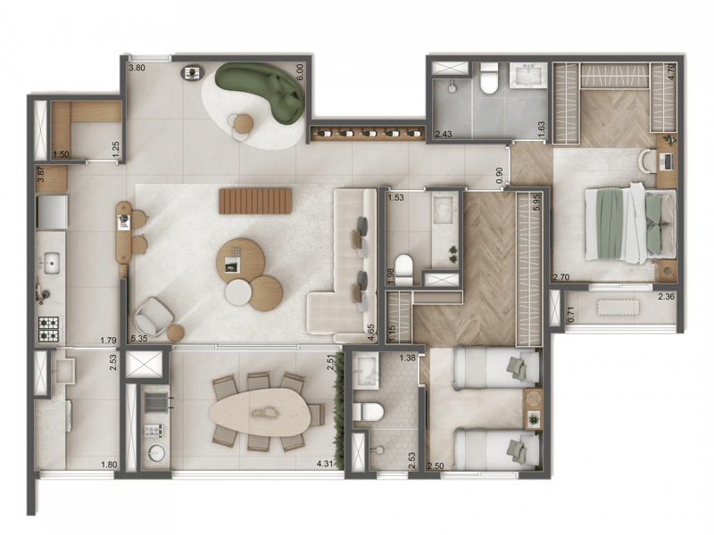 109m²