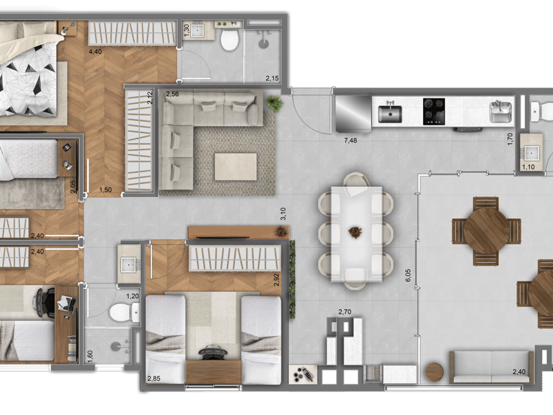 109m²