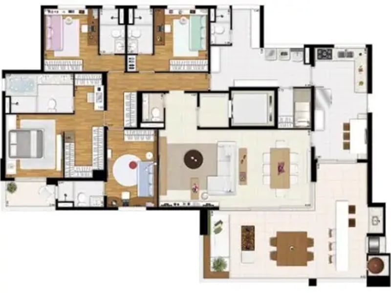 221m²
