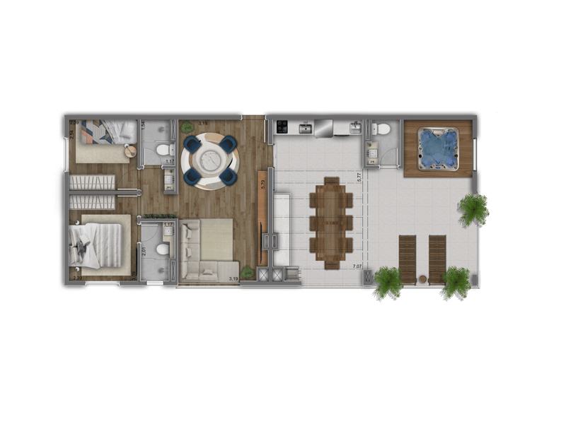 88m²
